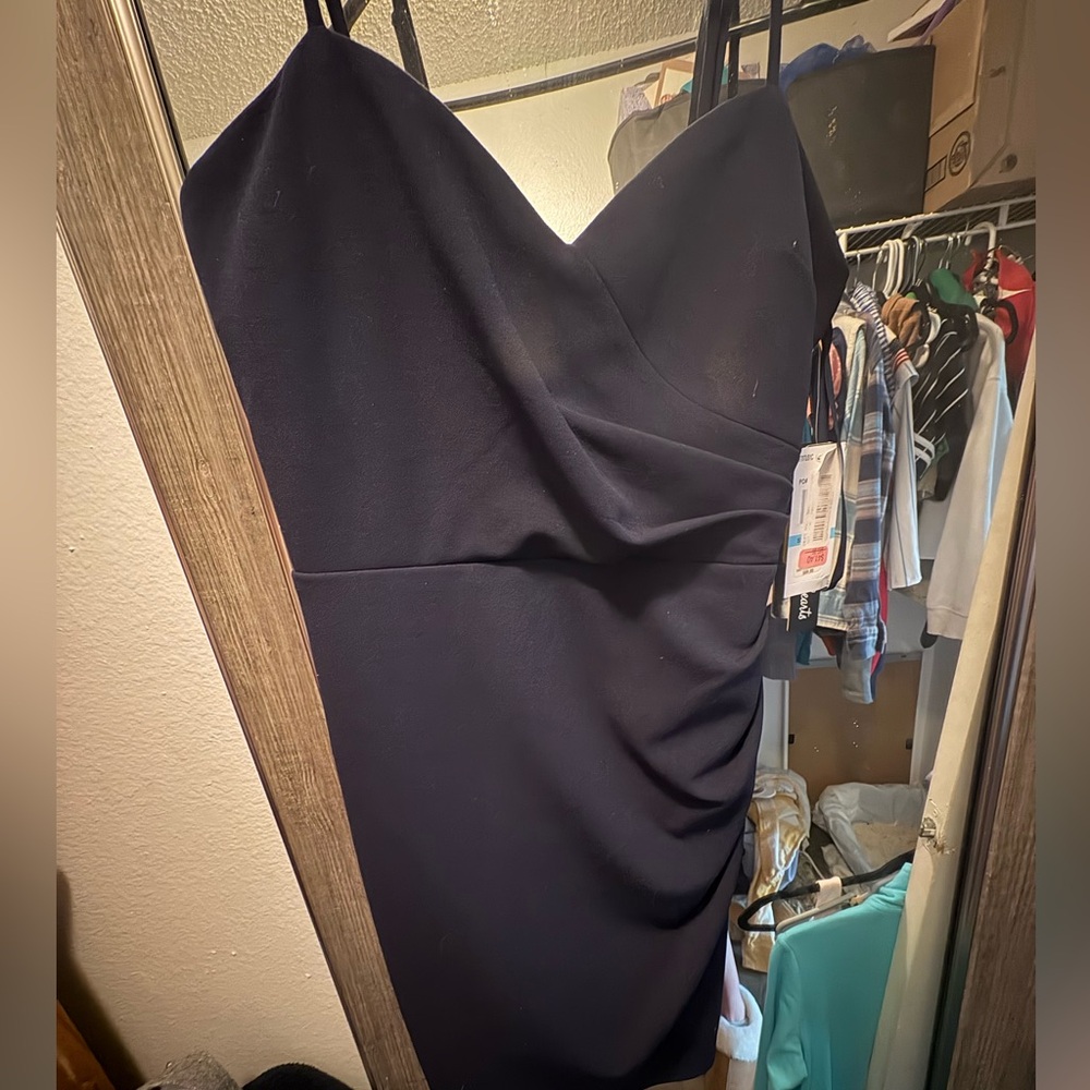 Elegant Navy Blue Dress